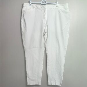 Halogen Classic White Trousers